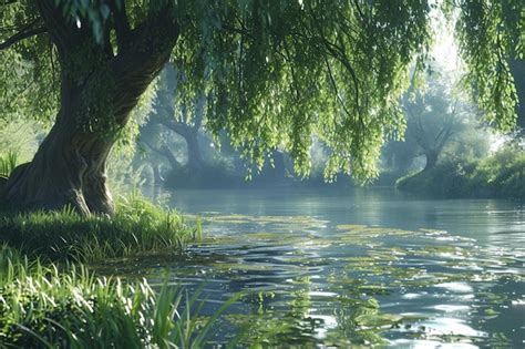 Pavillon aux iris parfumés - Une scène paisible au pinceau délicat et une exploration méditative de la nature